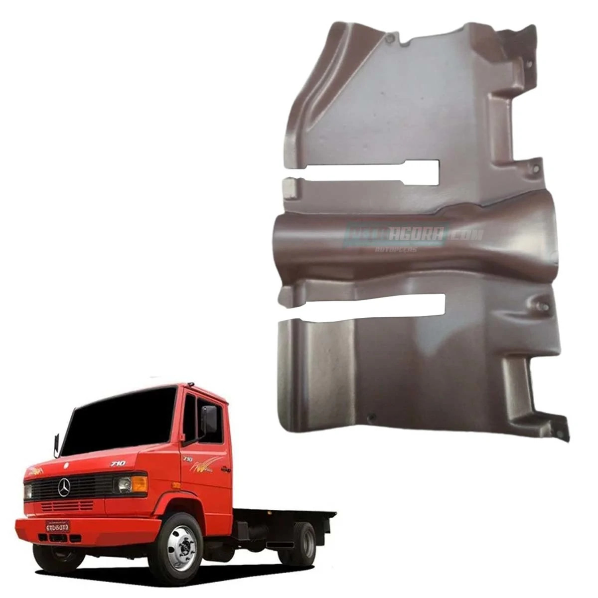 REVESTIMENTO PEDAL ESQ PLASTICO MARROM MB LN 710 ESQUERDO (6886807706_)