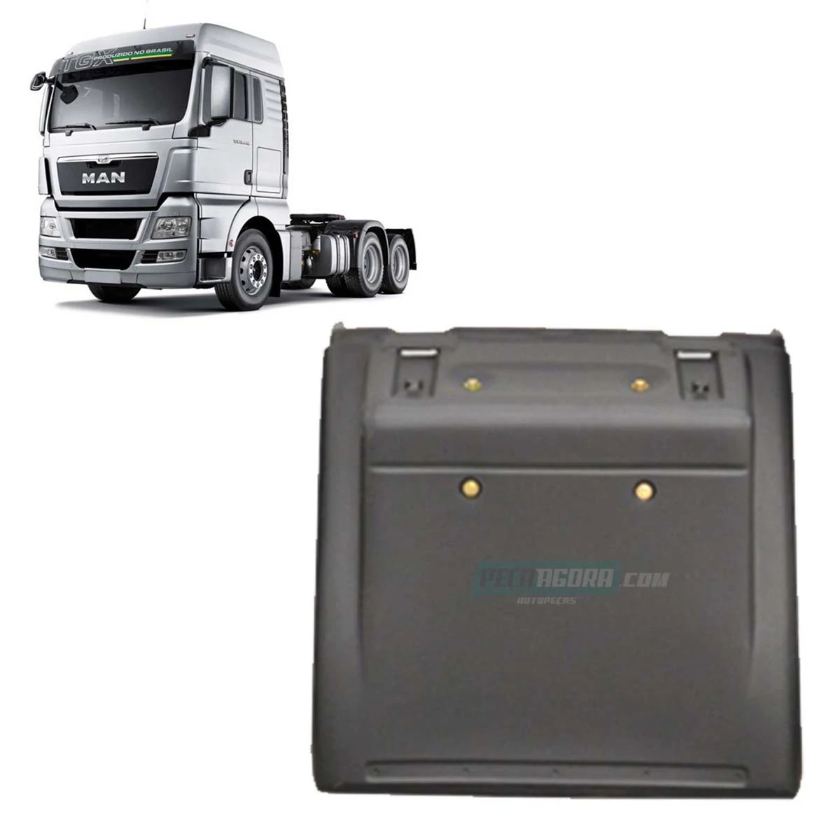 MEIO PARALAMA TRACAO DIANTEIRO ESQUERDO MAN TGX (254069608E-81664106573-R008598)