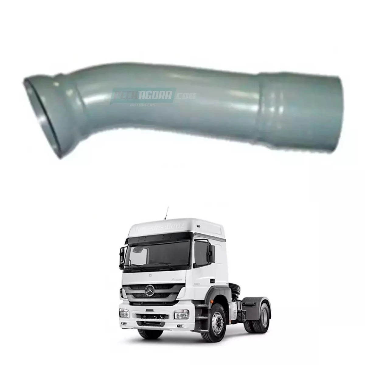 TUBO INTERMEDIARIO MB AXOR 1933 2533 2831 ATE 2011 MERCEDES BENZ (9584900419-F35