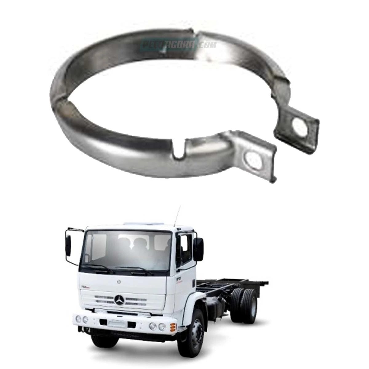 CAIXA 2 ABRACADEIRA TURBINA MERCEDES BENZ 1718 1715 ATEGO AXOR (CX.6209970590-F6