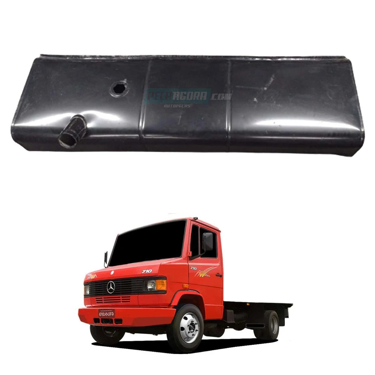 TANQUE COMBUSTIVEL 140L FERRO MB 709 710 (6884708403)