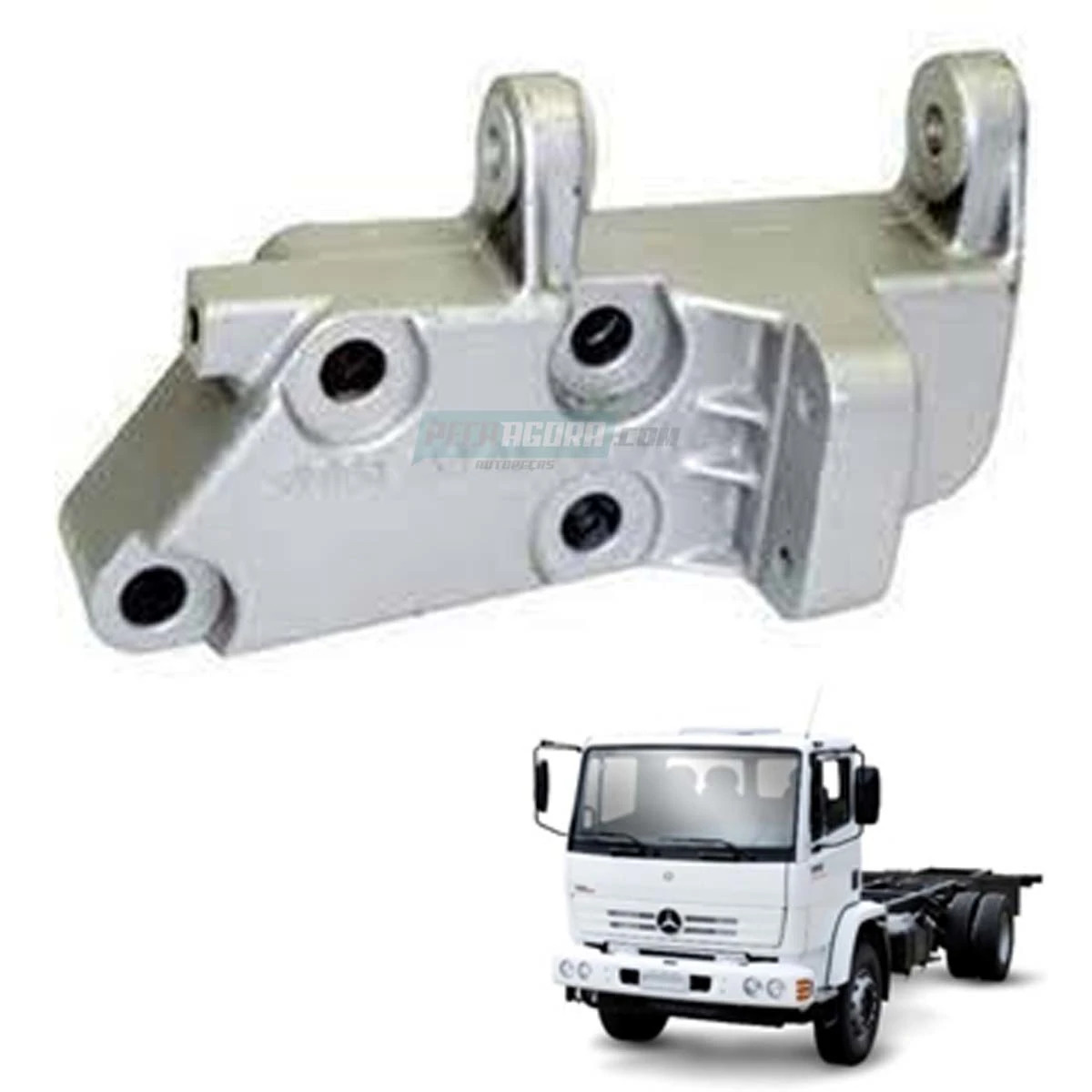 SUPORTE ALTERNADOR ALUMINIO MB L1215 OM904 OM906 MERCEDES BENZ (9061500770:)