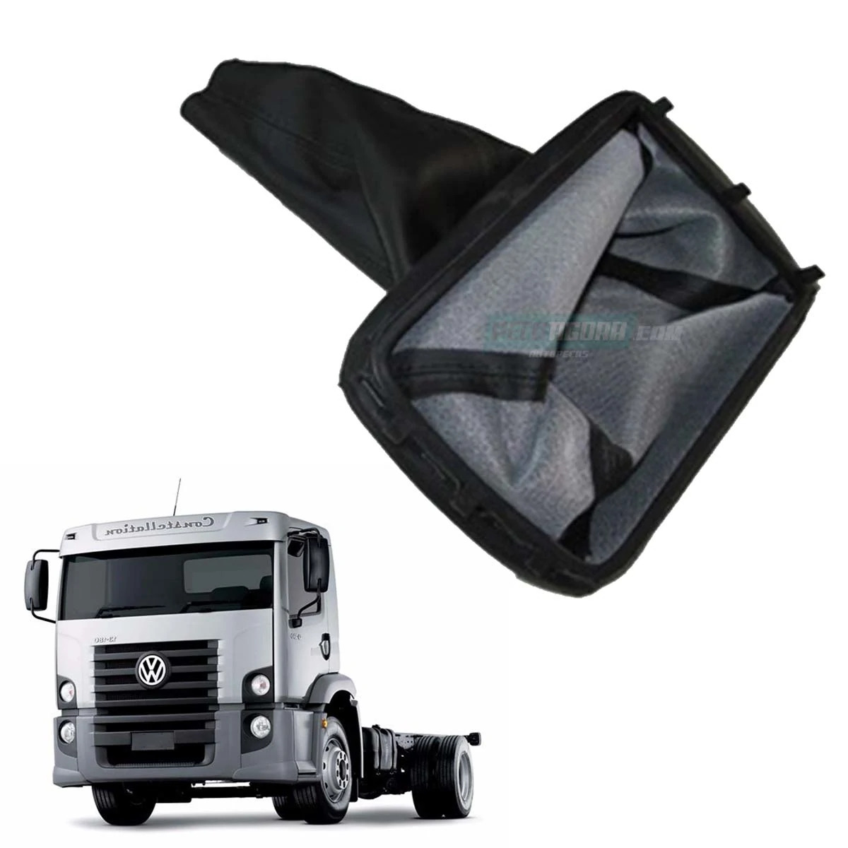 REVESTIMENTO COIFA ALAVANCA CAMBIO VW CONSTELLATION 19320E 25320E 19370E 25370E 