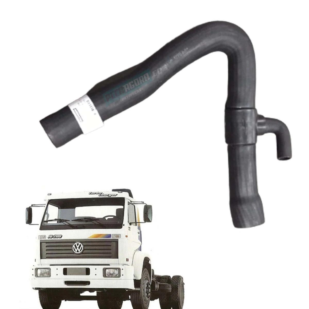 MANGUEIRA RADIADOR INFERIOR VW 14170 12170 16170 16200 VOLKSWAGEN  (2SR121073,)