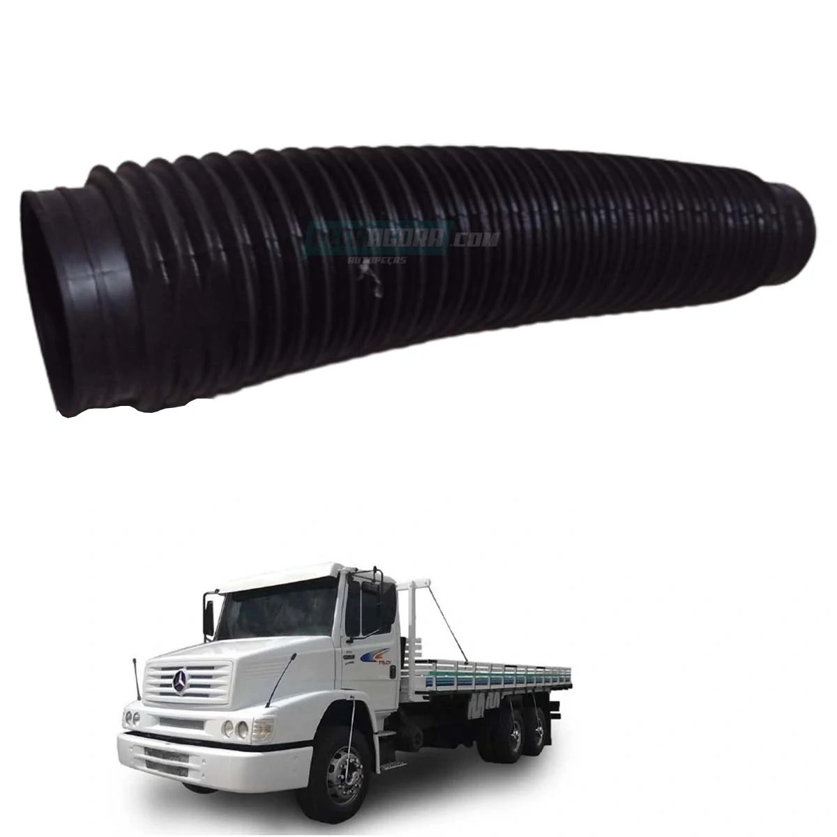 MANGUEIRA FILTRO AR MOTOR MB 1615 1620 1622 1633 1929 1935 1938 2635 1632 2420 1