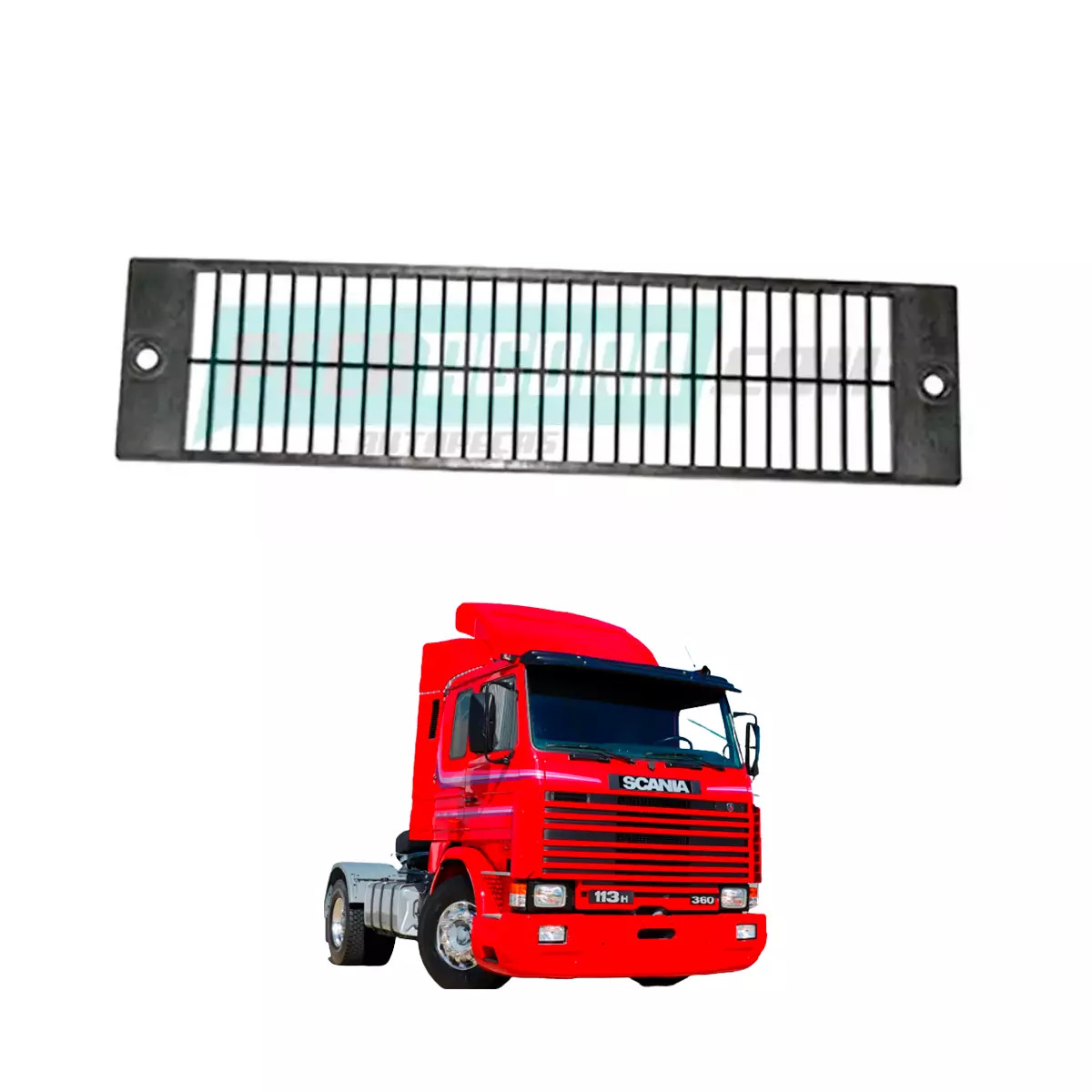 TELA DE ENTRADA DE AR FRONTAL PARA SCANIA 112 113 (303076,)