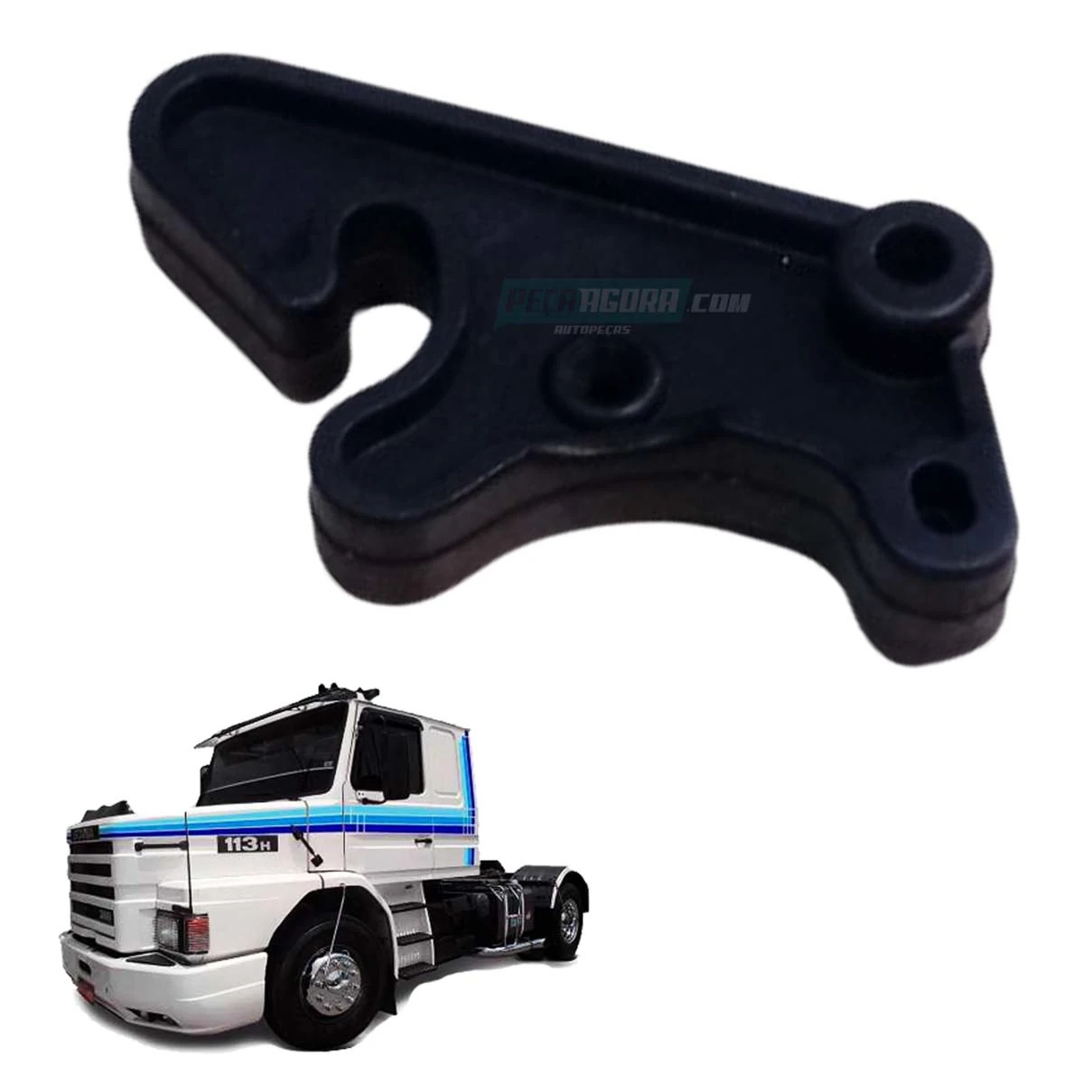 GANCHO PLASTICO CABINE PARA SCANIA 113 P93 R113 R143 (312436,)