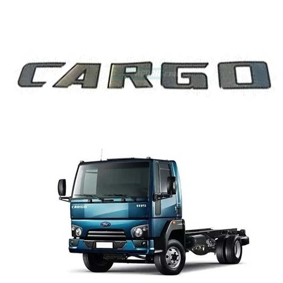 EMBLEMA CARGO PRATA FORD CARGO (EC4516605HA)