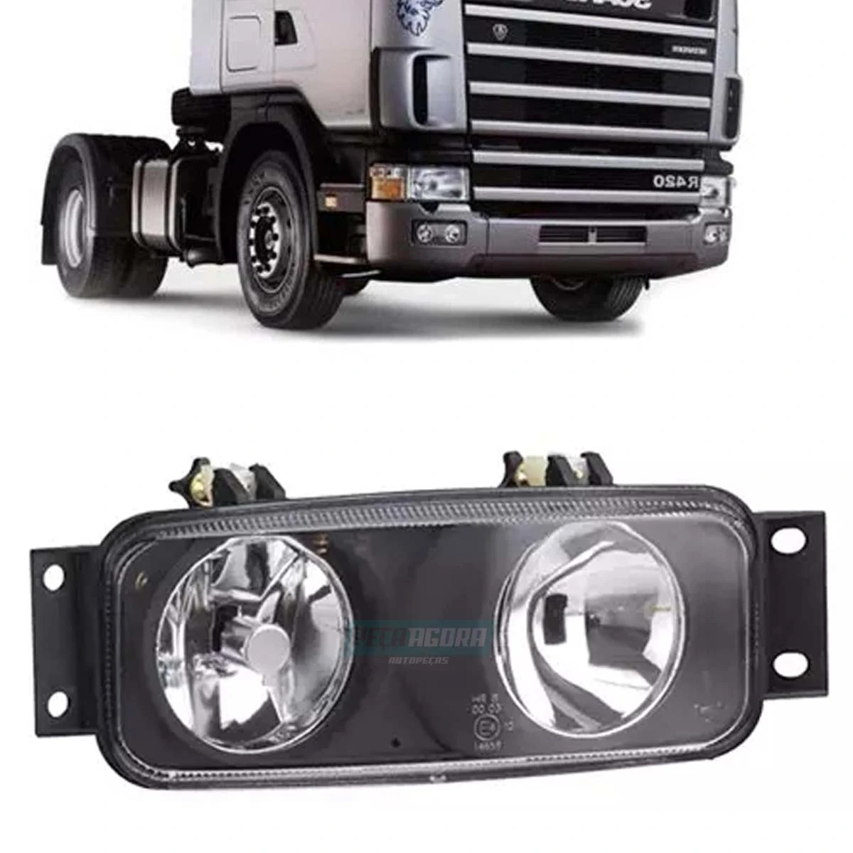 FAROL AUXILIAR DIR PARA SCANIA SERIE 4 P114 P124 P270 (1422992|)