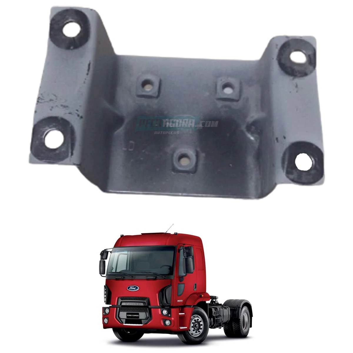 SUPORTE DOBRADICA CAPO ESQ FORD NOVO CARGO ESQUERDO (BC4516679AA)