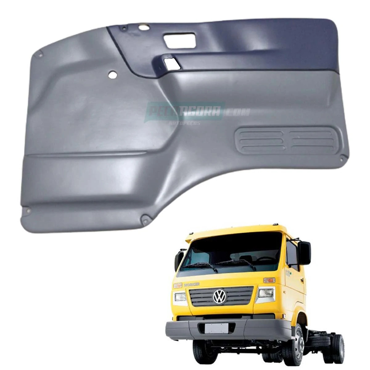 FORRO PORTA DIR PLASTICO REVESTIMENTO AZUL VW 8140 8150 9150 16310 18310 7110 81