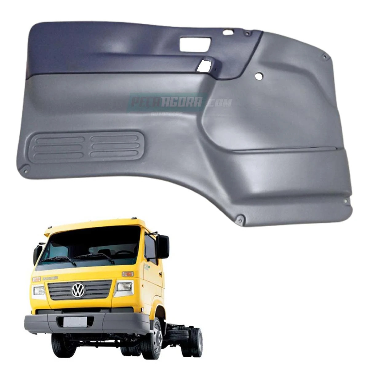 FORRO PORTA ESQ PLASTICO REVESTIMENTO AZUL VW 8140 8150 9150 16310 18310 7110 81