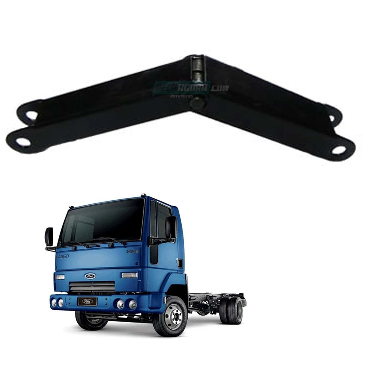 BRACO SUPORTE TIRANTE ESQ FORD CARGO 1985 A 2011 (BH7X17K715AA)