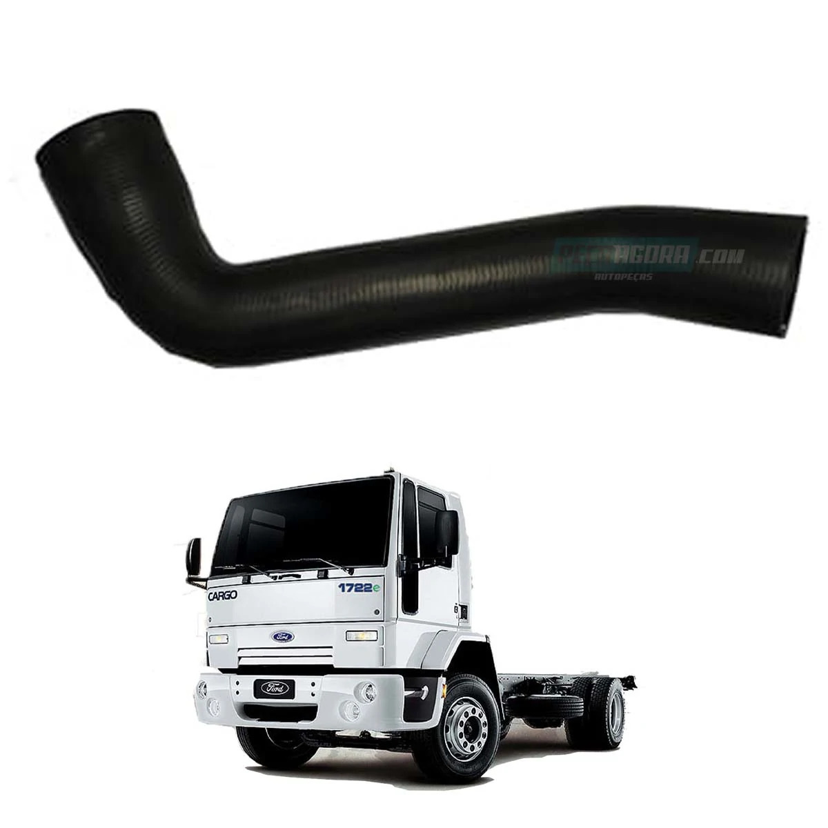 MANGUEIRA SUPERIOR RADIADOR FORD 2628E 2422E 2428E 1722E 2622E (AC458260CA)