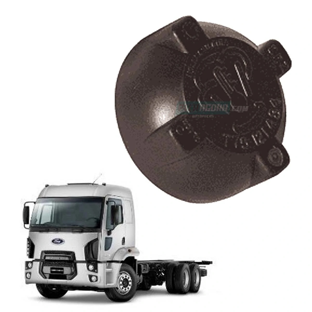 TAMPA RADIADOR FORD NOVO CARGO TODOS (BC458101AA)