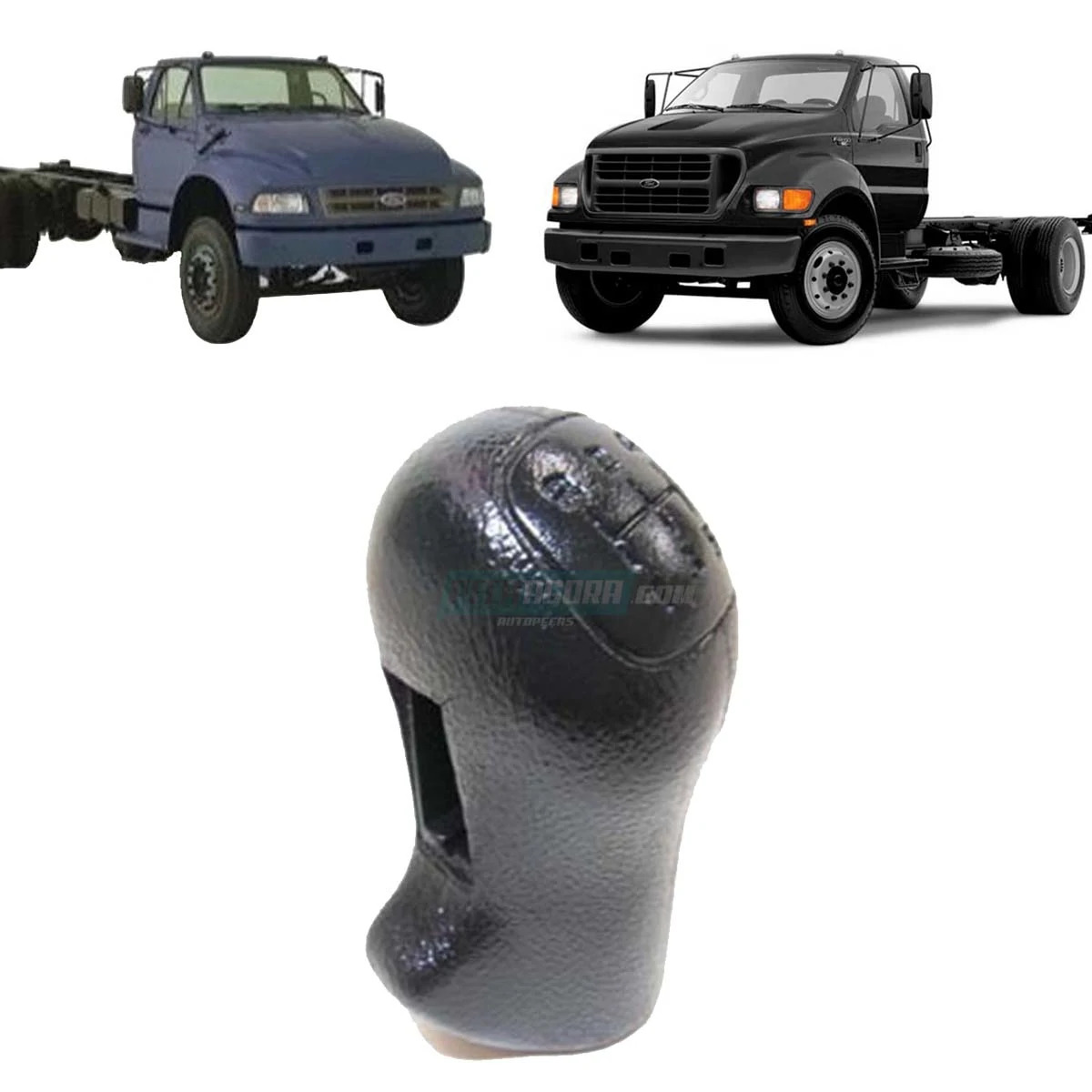 MANOPLA ALAVANCA CÂMBIO COM REDUZIDA FORD F12000 F14000HD F12000L 93 A 98 SAPAO