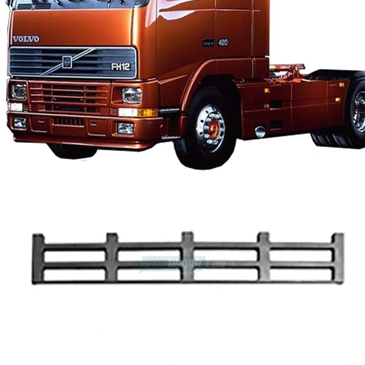 GRADE FRONTAL INTERMEDIARIA VOLVO FH12 ANO 2004 A 2007 (20529704|)