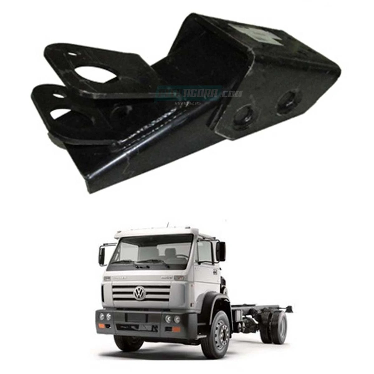 SUPORTE FIXACAO MOTOR ESQ VW 13190 15190 13170 15170 17300 24220 26300 40300 (2V