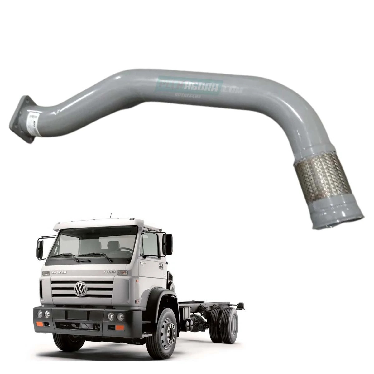 TUBO SAIDA MOTORVOLKSWAGEN TITAN 18 (2T0253091A.,)