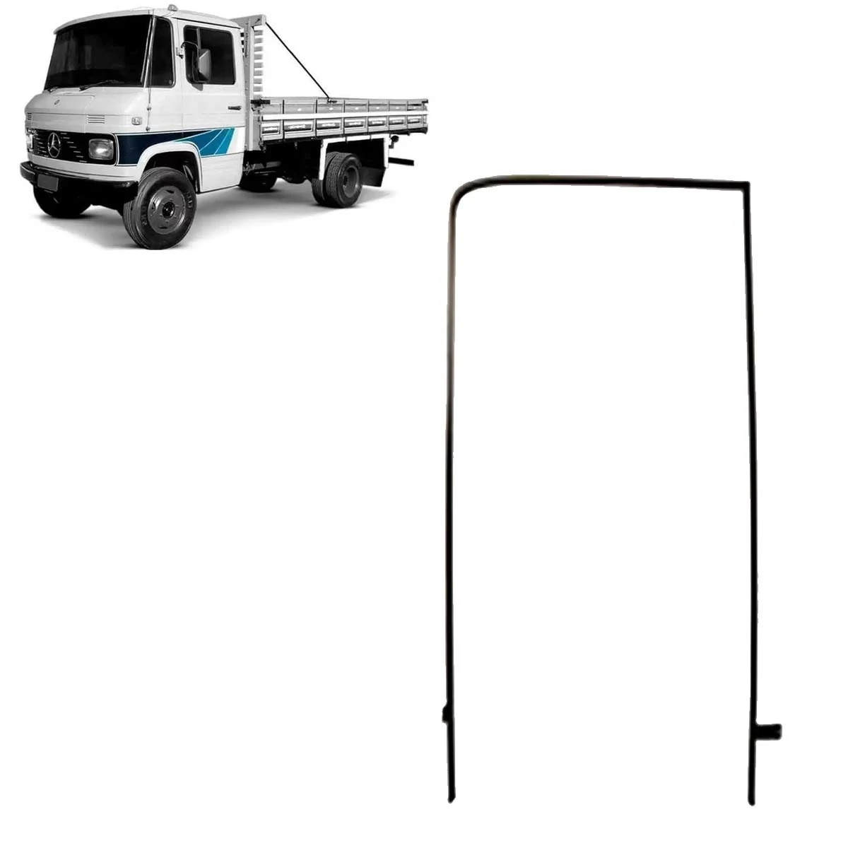 CAJADO DA PORTA ESQUERDO CAMINHAO MB 708 (3086707028_)