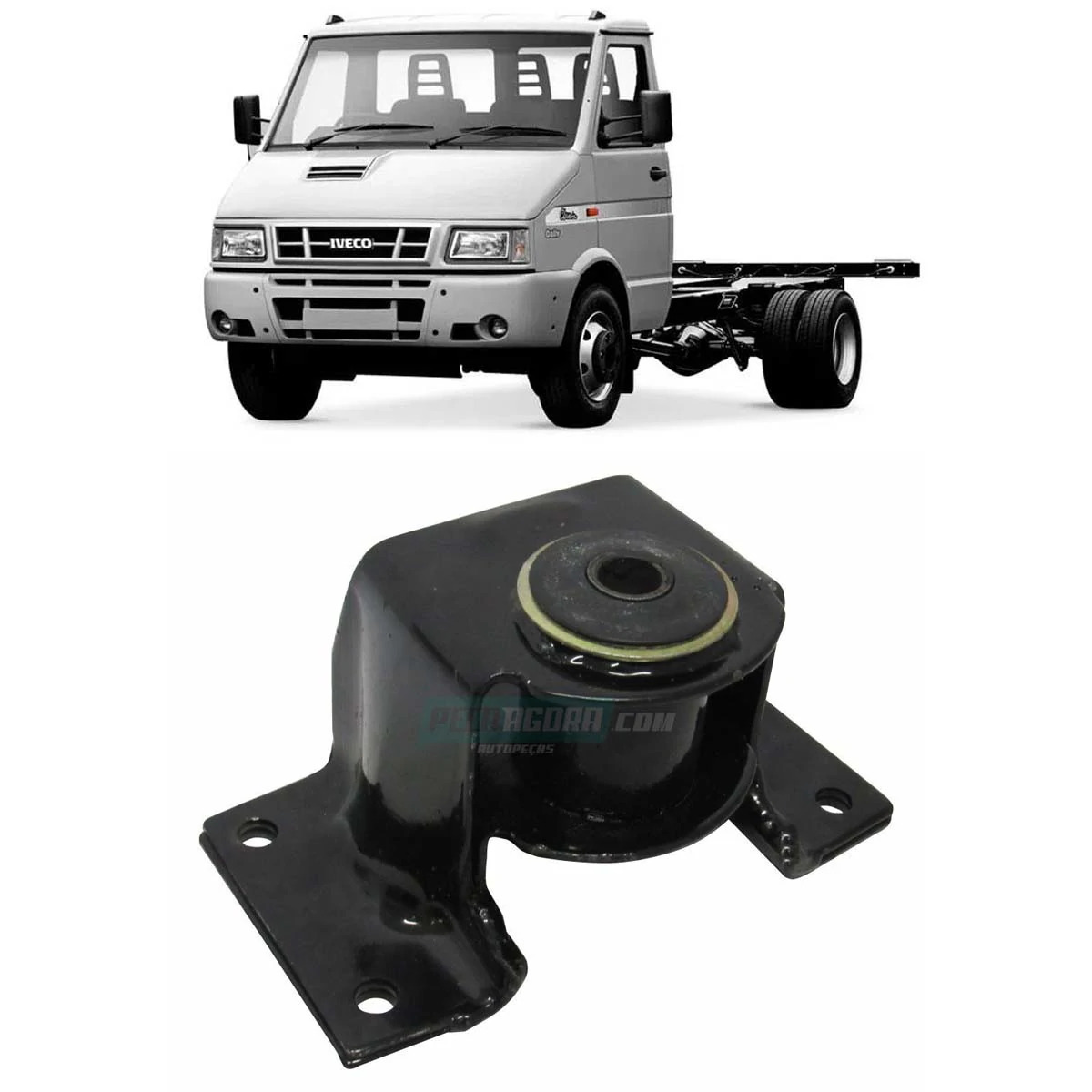 SUPORTE MOLA TRASEIRA PARTE TRASEIRA ​IVECO CAMINHAO LEVE DAILY 3510 3512 3513