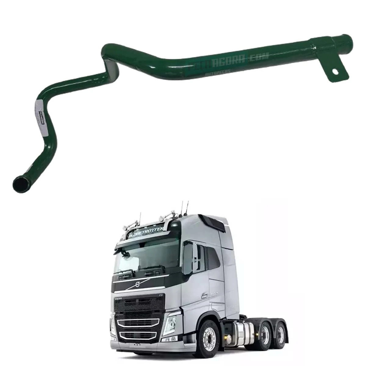TUBO AGUA DO RADIADOR PARA O RESERVATORIO VOLVO FH FM (20589462)