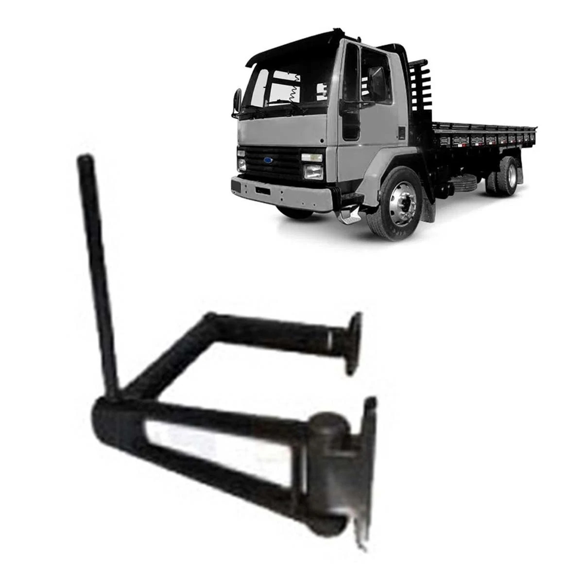 JOGO BRACOS RETROVISOR DIR SEM ESPELHO FORD CARGO 1215 1415 1617 1621 1622 4030 