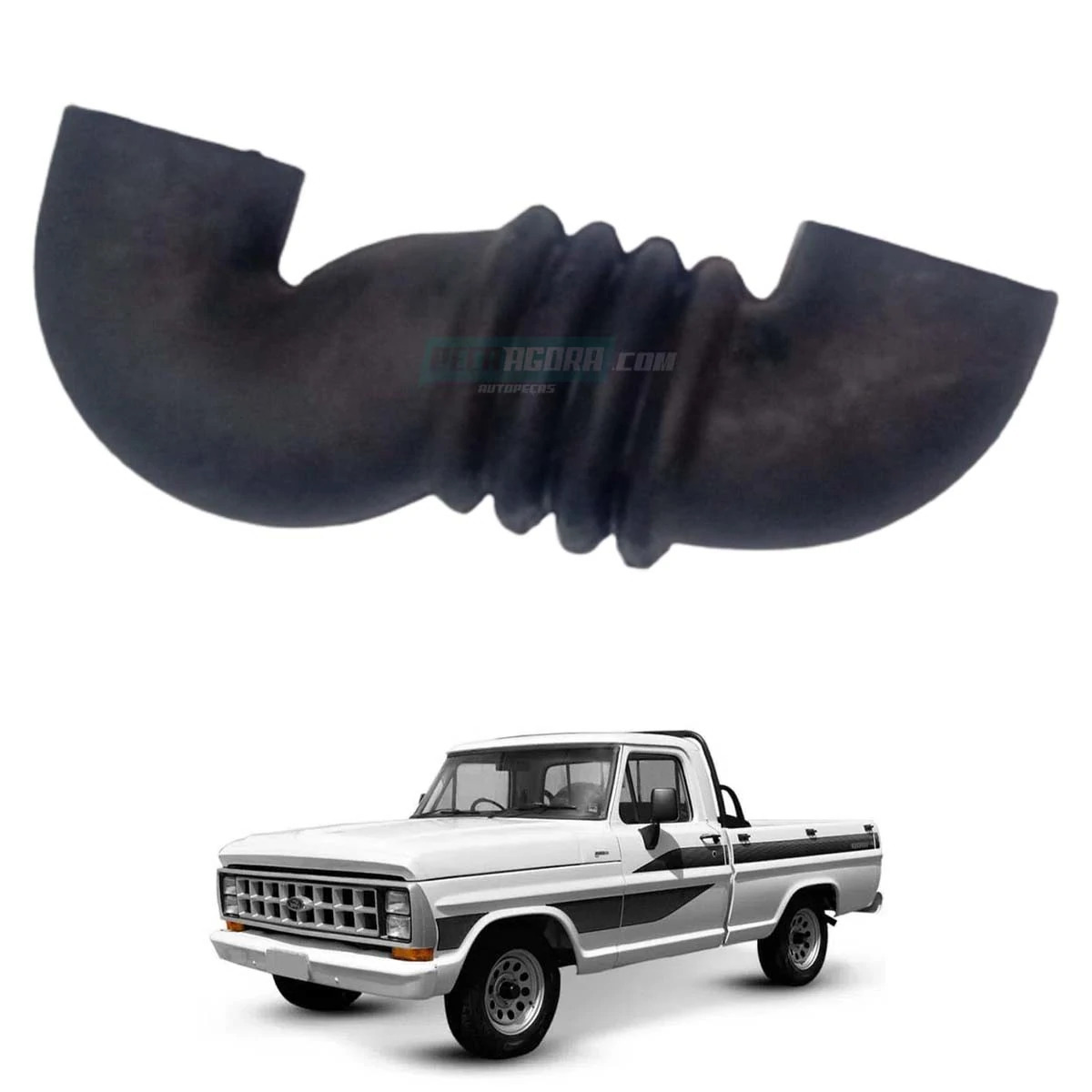 MANGUEIRA FILTRO AR COLETOR ADMISSAO FORD F4000 82 A 89 MOTOR FORD (BE2Y9B698C)