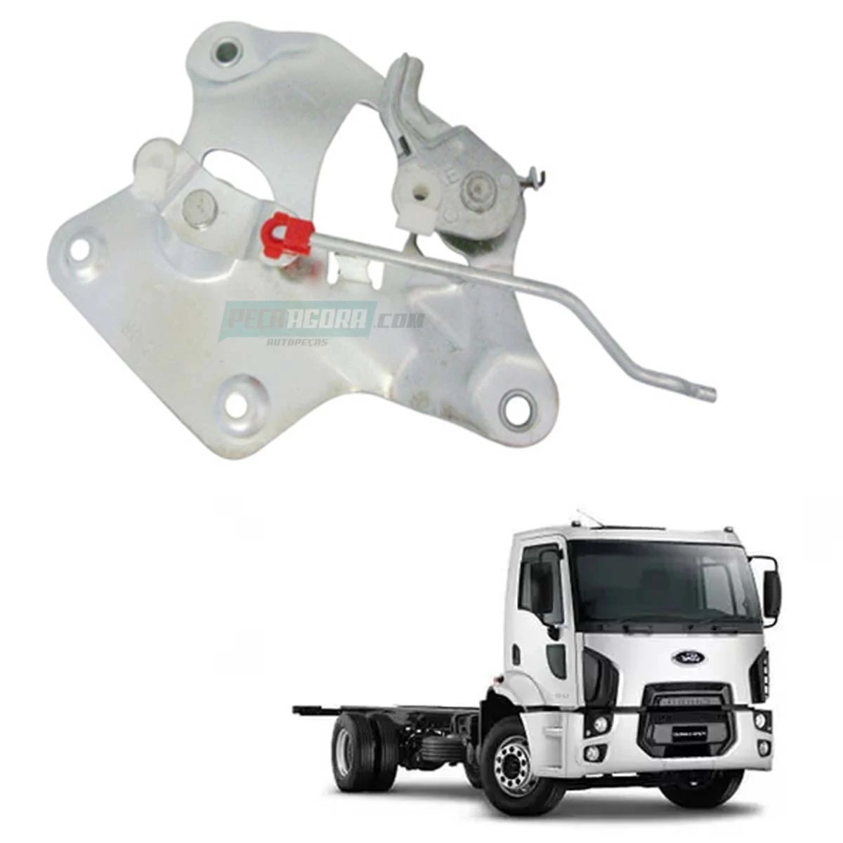 TRINCO FECHADURA ESQ FORD CARGO LE 2011 DIANTE (3C46E224A37AB:)