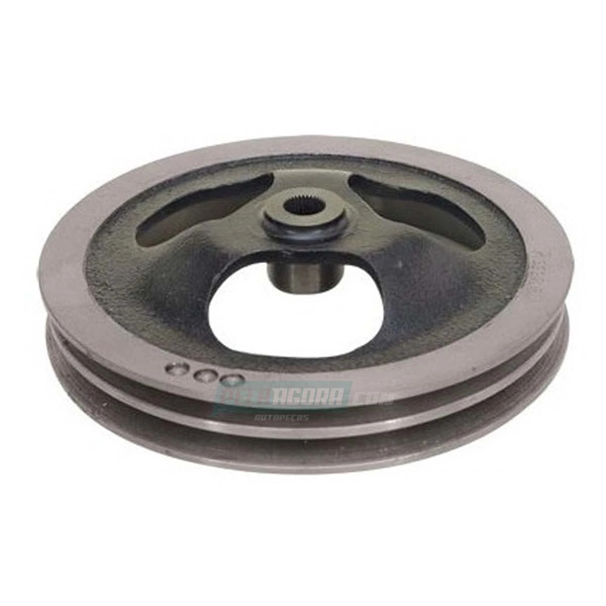 POLIA EIXO HELICE VENTILADOR 242X65MM 2 CANAIS MB O364 O370 O371 (3642057010,)