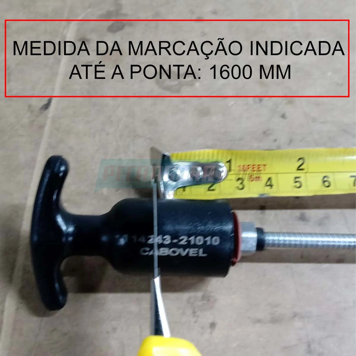 VARETA MEDIDORA OLEO 1600MM VW 16170BT 12170BT 14170BT 16200 13190 15190 13170 1