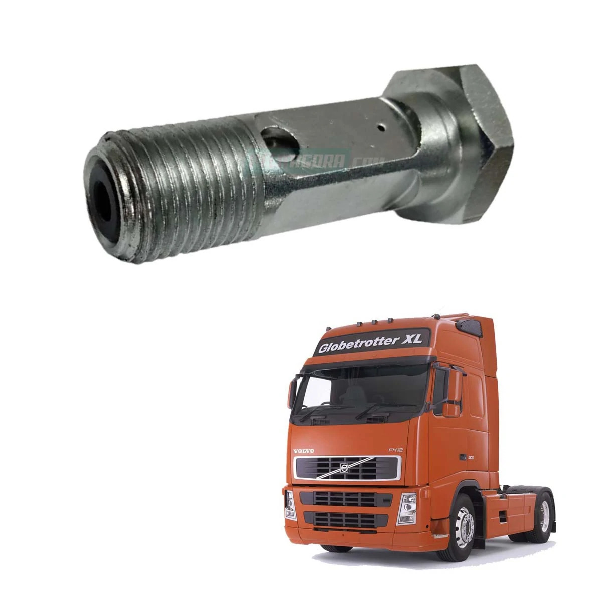 VALVULA ALIVIO MOTOR VOLVO RETORNO COMBUSTIVEL VOLVO FH12 NH12 FM12 MOTOR VOLVO 