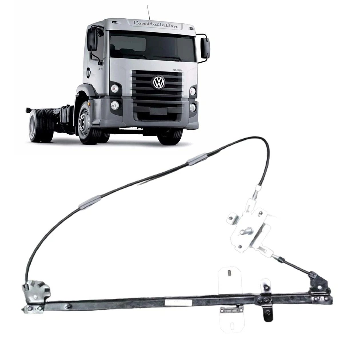 MAQUINA VIDRO MANUAL DIR VW CONSTELLATION 13180E 15180E 18320E 19370E (2R2837398