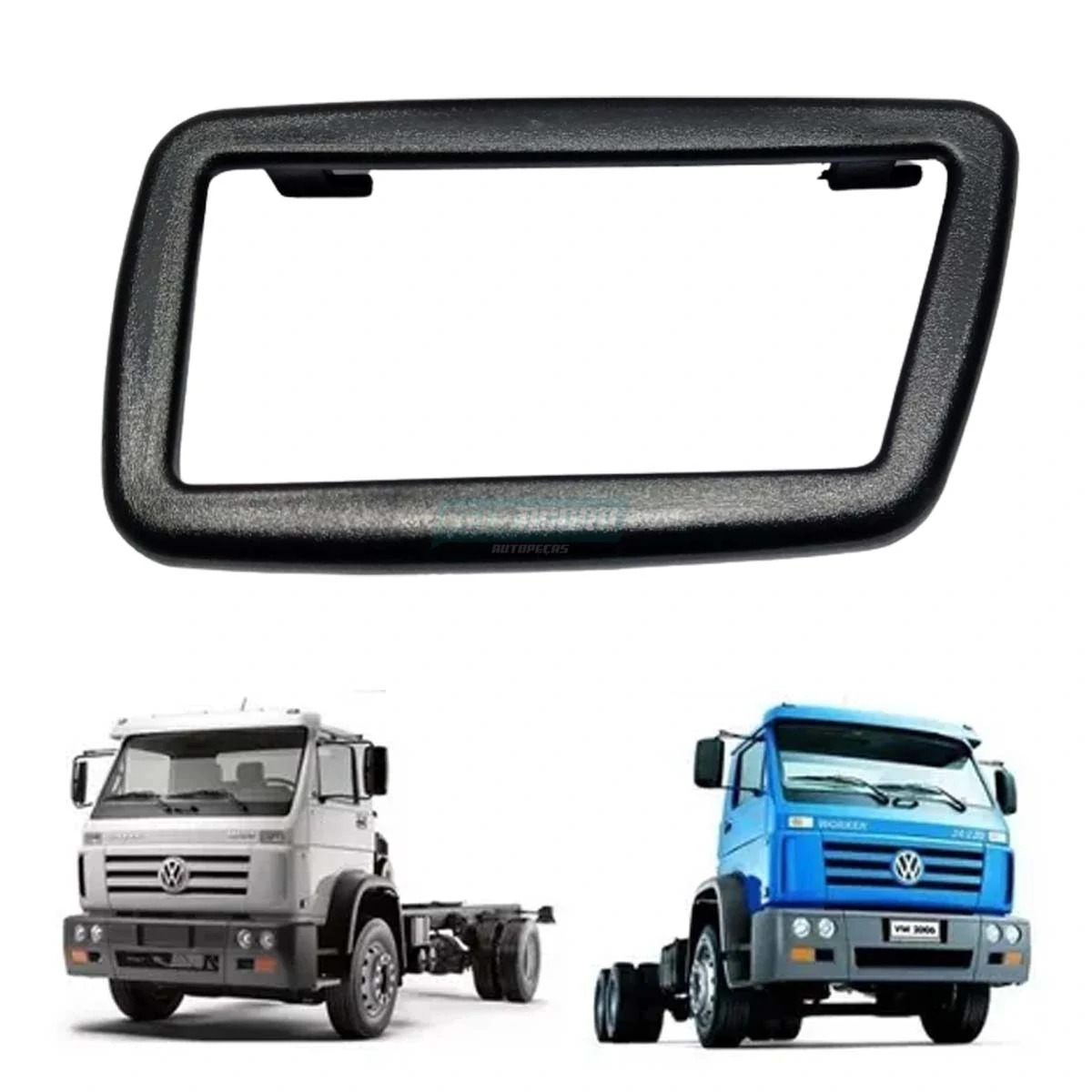 MOLDURA MACANETA INTERNA PORTA ESQ VW 7100 7110 7120 8120 8150 13190 15190 13170