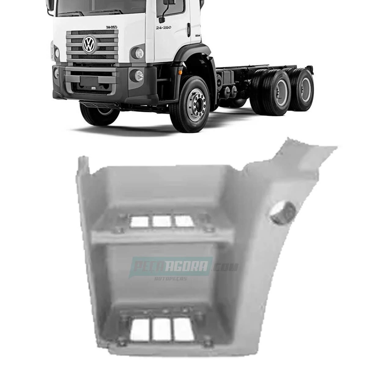 ESTRIBO FIBRA ESQ VW CONSTELLATION 24250 2 DEGRAUS ESQUERDO (456235)