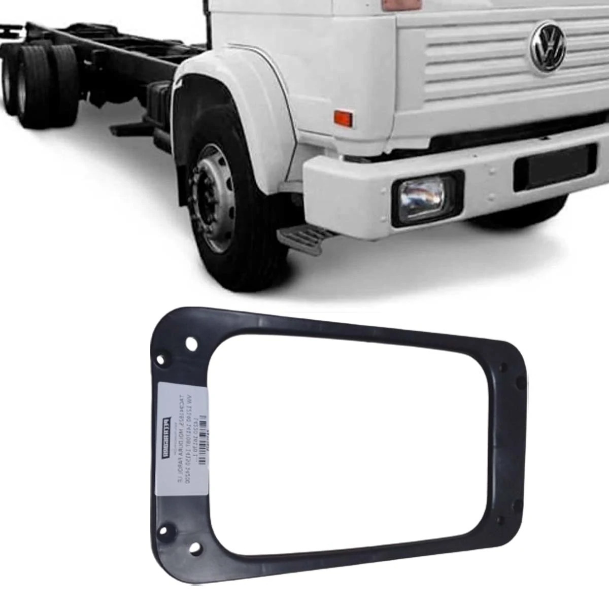 MOLDURA FAROL DIR VW 12140 14170BT 14150 14200 14220 16170 16200 16220 1994 A 20