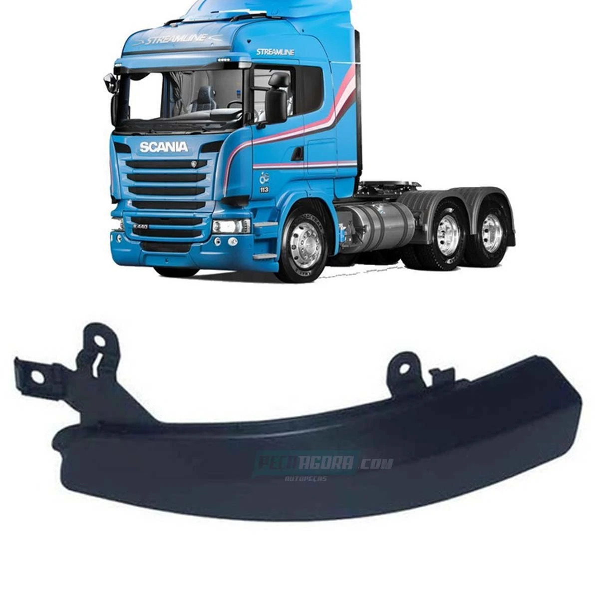 ACABAMENTO INTERNO COLUNA PORTA ESQ PARA SCANIA SERIE 5 6 (2162650.,)