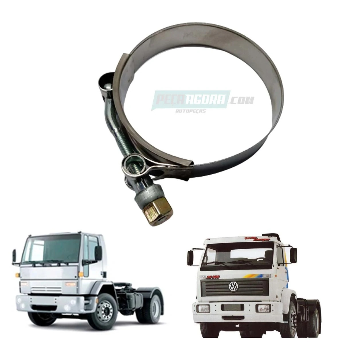 ABRACADEIRA INTERCOOLER 77X86MM VW 24250 35300 SUPRENS FORD CARGO 2422 2425 3224