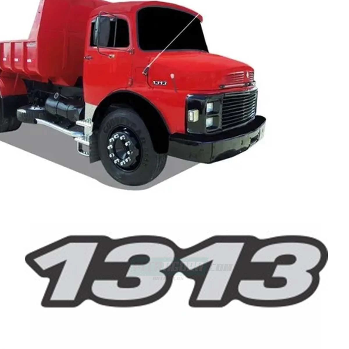 EMBLEMA LATERAL 1313 RESINADO MB 1313 (3458178814.)