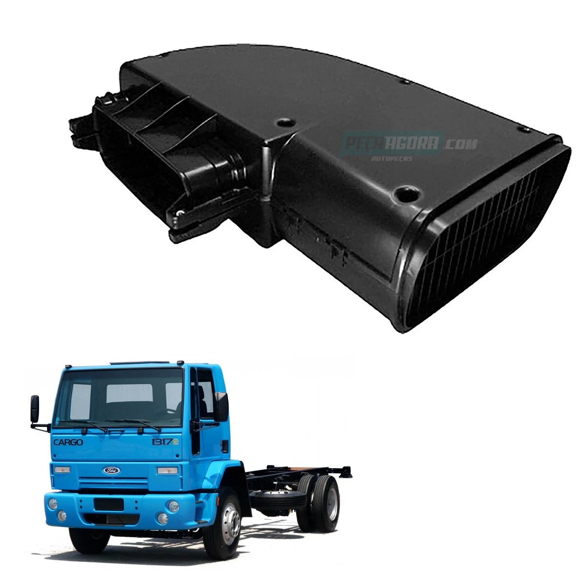 TOMADA AR FILTRO FORD CARGO 1317E 1517E 1717E 2628E 2422E 2428E 1722E 2622E 4432