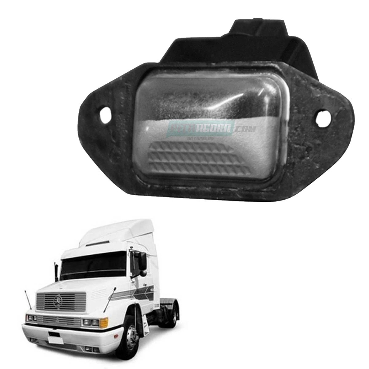 LANTERNA TAMPA ESTRIBO C/ SOQUETE MB HSK LS1935 LS1938 1935 1938 (6968267005.)