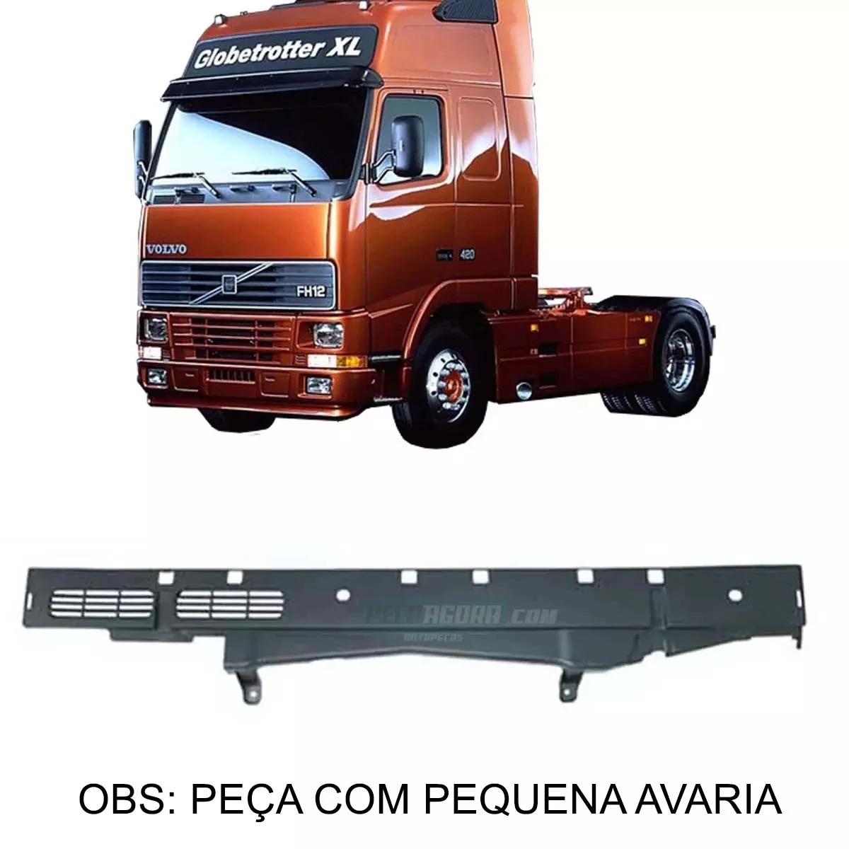 ACABAMENTO PARABRISA VOLVO FH12                                                 