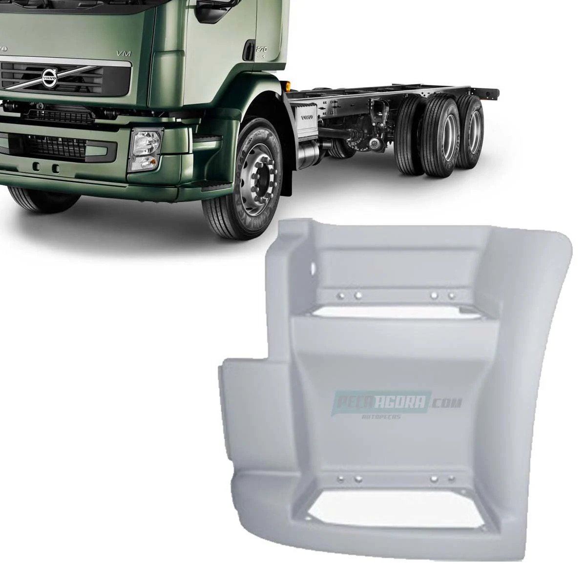 ESTRIBO ESQ VOLVO VM 270 SEM FAROL INJETADO (20882744-Q1668)