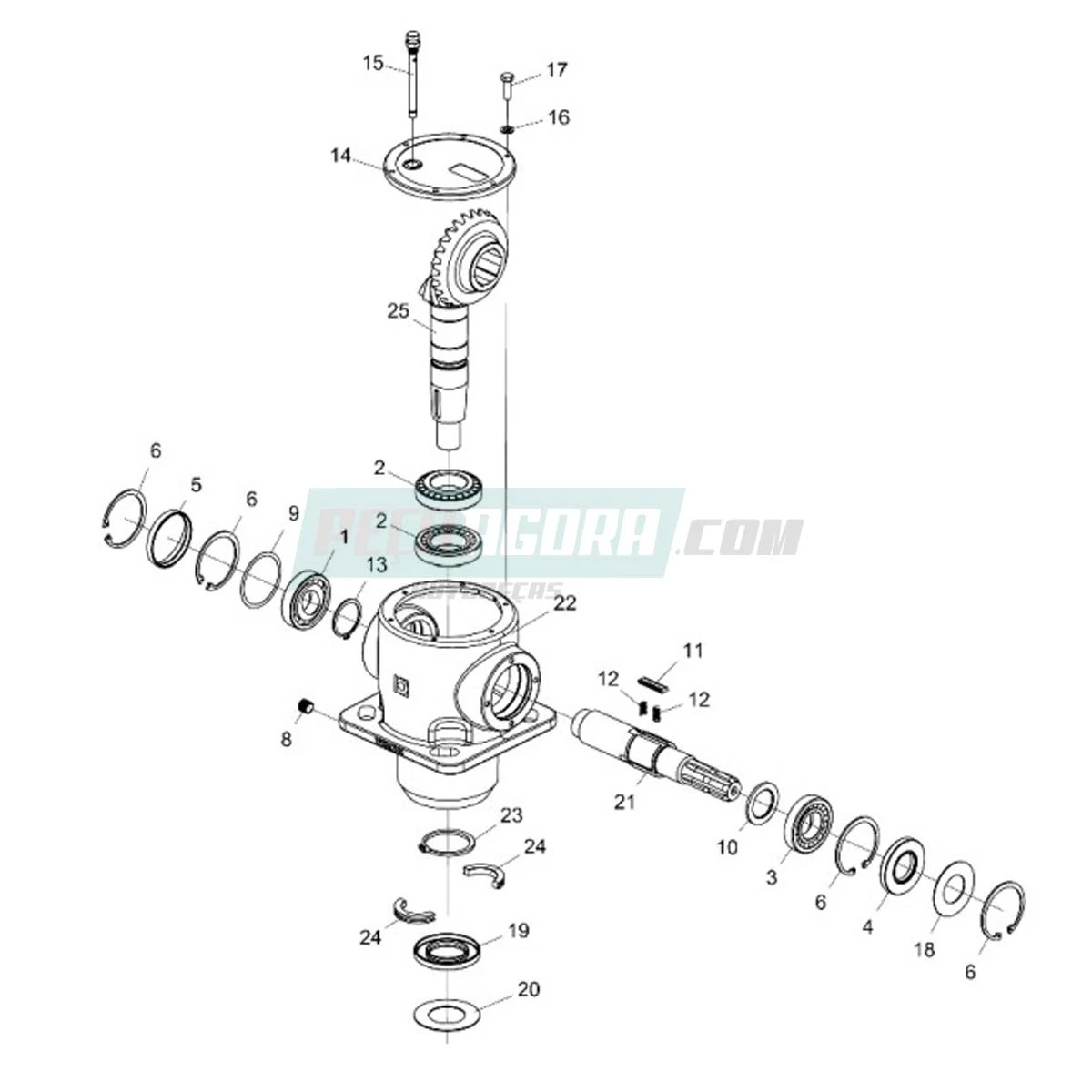CAIXA DE TRANSMISSAO MULTIPLICADORA COMPLETA BPN (CXCOMPLETA)