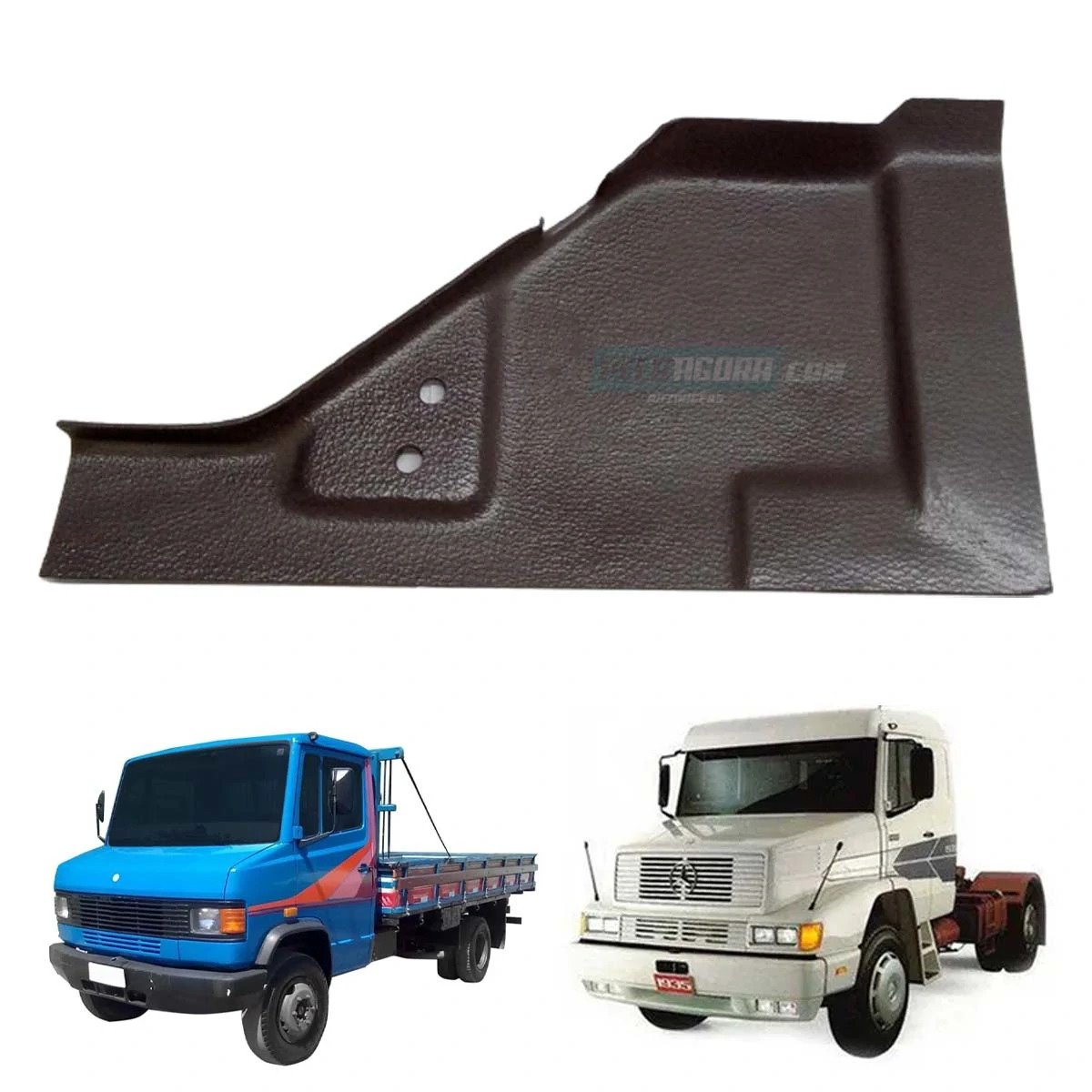 REVESTIMENTO LATERAL ESQ MARROM MB 709 710 1935 709 ATE 1935  (6886888906M)