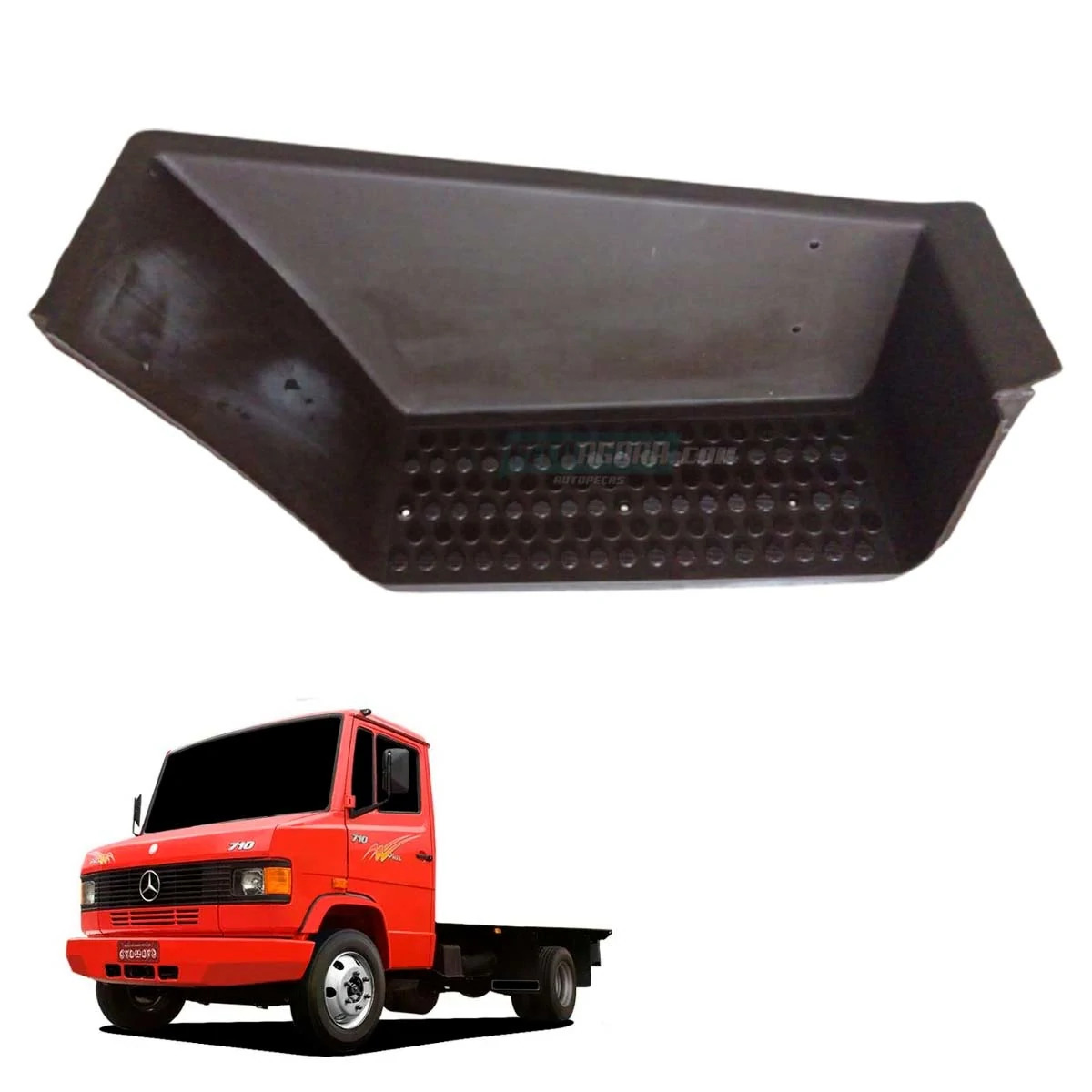 FORRO ESTRIBO ESQ MARROM SEM FURO MB 1618 1620 709 710 712 912 914 ESQUERDO MERC