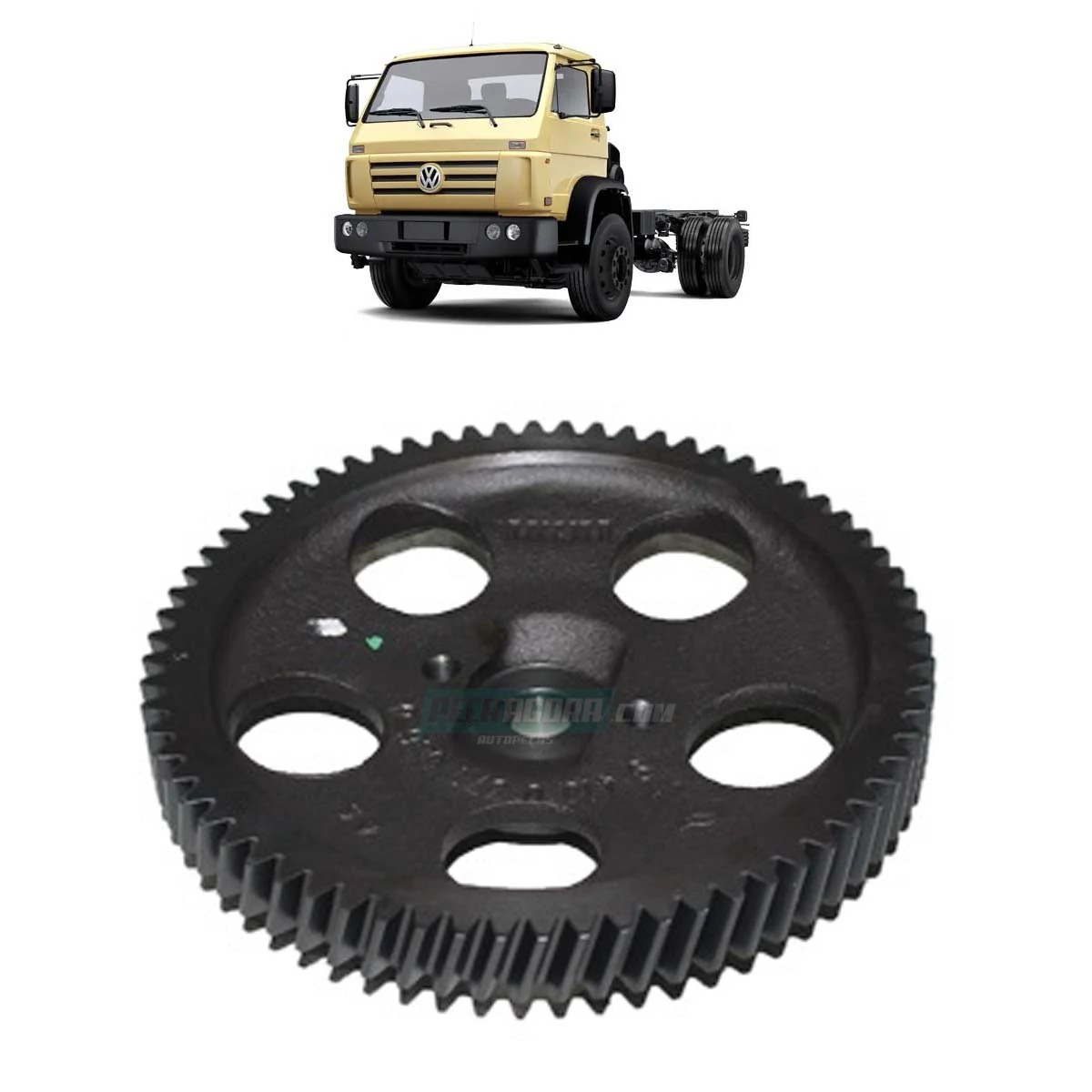 ENGRENAGEM BOMBA INJETORA MOTOR MWM X10 4 CIL VW 15180 13180 15180 F1000 SEM AVA