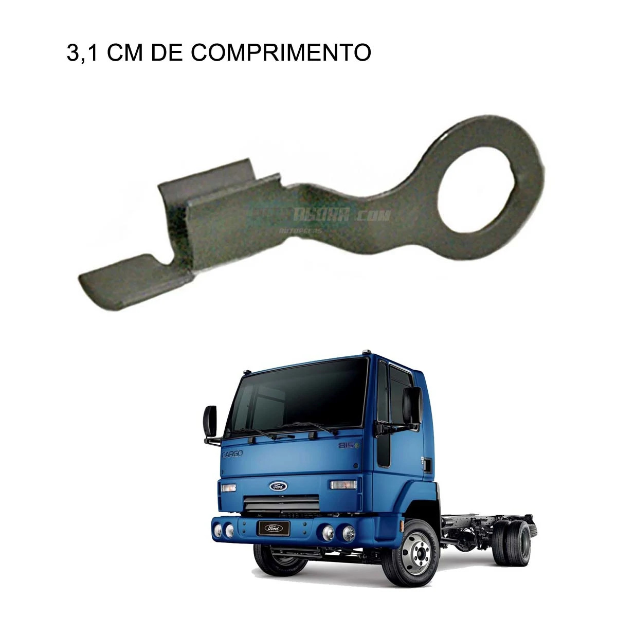 PRESILHA HASTE FECHADURA PORTA FORD 712 814 815 815S 815E 915 1113 1114 1117 121