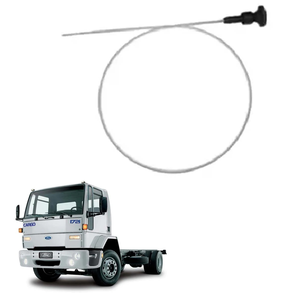 ​VARETA NIVEL OLEO MOTOR FORD CARGO 1721 2421 CUMMINS 5.9L 2001 DIANTE 1622 17