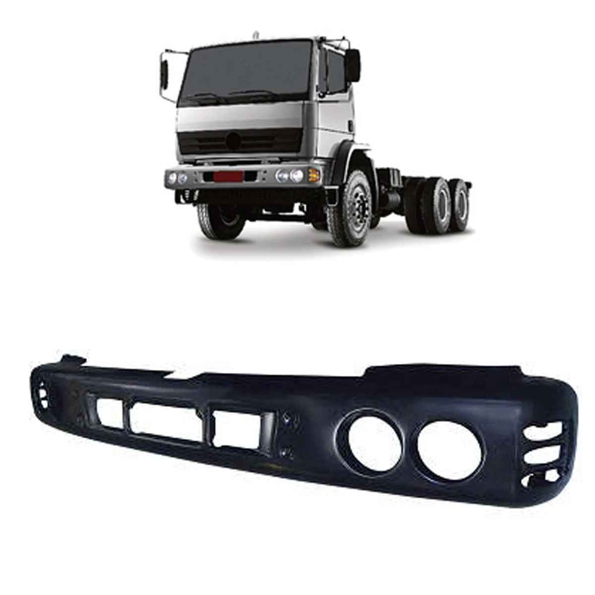 PARACHOQUE DIANTEIRO FERRO MB 712 914 1618 1718 1728 2423 2428 ELETRONICO MODELO